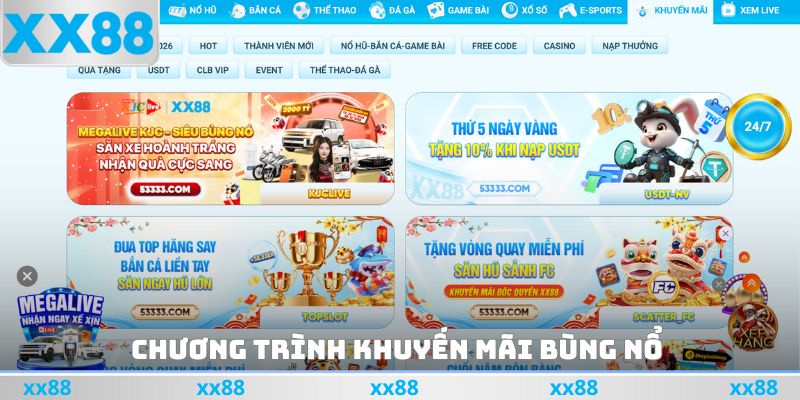 Chương trình khuyến mãi bùng nổ rinh thưởng lớn về túi ngay